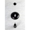 thumbnail image 4 of Kingston Brass KB3630PL Restoration Single-Handle Pressure Balanced Tub and Shower Faucet, Matte Black, 4 of 7