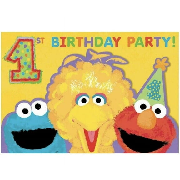 Sesame Street 1st - Invitations