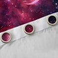 thumbnail image 5 of Feelyou Pink Dreamy Galaxy Black Out Curtains, Moon Stars Starry Sky Curtains Pack of 2 (42x63 Each), Teens Kids Boys Girls Bedroom Curtains, Window Curtains Home Decor, 5 of 7