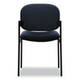 thumbnail image 5 of basyx VL606 Series Stacking Armless Guest Chair, Navy Fabric, 5 of 5