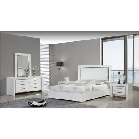 Whiteline Imports Ibiza Panel Customizable Bedroom Set - Walmart.com