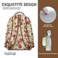 thumbnail image 5 of "Sunflower Floral Print Backpack - Stylish Wildflower School Bag for College Women, Roomy Bookbag with Padded Shoulder Straps and Laptop Compartment", 5 of 6