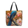 thumbnail image 1 of Disketp Bluebird Blossom Elegance Bolsa Tote de Lona para Mujer, Bolso de Hombro y Cruzado con Cierre de Cremallera, 1 of 7