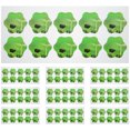 thumbnail image 1 of 10 Sheets Seed Pot Labels PVC Seed Pot Label Stickers Flower Shape Hydroponic Garden Pot Label, 1 of 8
