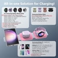 thumbnail image 2 of YIYUN Travel 3-in-1 Fast Wireless Charging Station – Foldable Charger for Galaxy S25/S24/S23, Watch Series, and Buds., 2 of 14