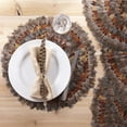 thumbnail image 2 of Two's Company Set of 6 Pheasant Park Round Decorative Mats, 2 of 3