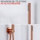 thumbnail image 4 of Kit Regadera Tipo Lluvia Picool Redonda Rosa con Manerales teléfono, 4 of 7