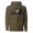 Military Green, variant on MEN'S HEAVY BLEND ESSENTIALS HOODIE by Valiant American PA (Forest Green, S)