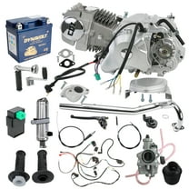 Complete 140cc Engine Motor Kit Manual Clutch Electric Start 4 Speed ...