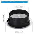 thumbnail image 2 of Unique Bargains Évent d'Air Rond de 6 Pouces, Couvercle de Gril Diffuseur de Plafond Réglable en ABS, Persiennes, Évent de Soffite Blanc, 2 of 5