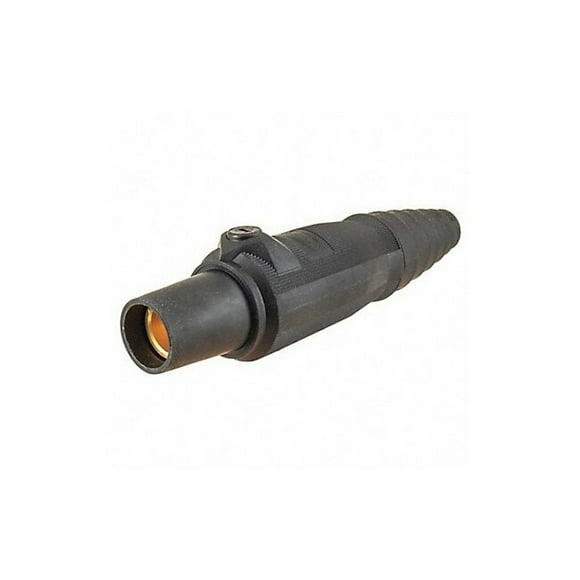 Hubbell Wiring Systems HBL400FBK TPE Single Pole Female Plug, 400 Amp, 600VAC/250VDC, 2/0-4/0 Cable Size, Black