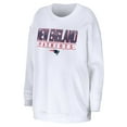 thumbnail image 2 of Women's WEAR by Erin Andrews White New England Patriots Domestic Pullover Sweatshirt, 2 of 3