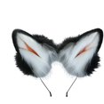 thumbnail image 3 of 2x Dog Ears and Tail Set Anime Cosplay Props Hair Hoop Costume  and White, 3 of 3