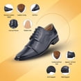 thumbnail image 2 of LIBERTYZENO Men Oxford Style Adult Dress Shoes Navy 8.5, 2 of 7