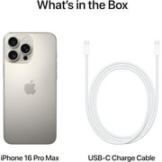 Restored Apple iPhone 16 Pro Max - Straight Talk/Tracfone - 256GB Natural Titanium