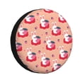 thumbnail image 1 of Balery Bunny And Strawberry Cubiertas para Neumáticos - Protector Resistente para Neumáticos de Camioneta, SUV, Remolque, Camper y RV-14 inch, 1 of 6