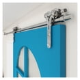 thumbnail image 4 of TSMST 4FT-8FT Stainless Steel Sliding Barn Door Hardware Kit 122cm-240cm Rail System Industrial Track T/Y/L Roller ,Easy to Install, 4 of 6