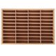 thumbnail image 1 of GOOHOCHY Bandeja rectangular para guardar brazaletes y teléfonos móviles de sobremesa con 40 ranuras, 1 of 8