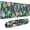 Green, variant on Extended Floral Gaming Mouse Pad, Succulent XL Large Mousepad with Stitched Edges, Cute Big Long Cactus Desk Mat for Desktop, Keyboard, Laptop and Computer for Women Office, (Green, 31.5*11.8 inches)