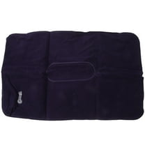 LABSERRON Inflatable Camping Pillow 1Pack Dark Blue Flocking Fabric Superlight Comfortable Design for Outdoor Activities