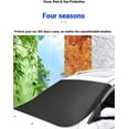 thumbnail image 5 of 2025 Upgraded Car Windshield Magnetic Snow Cover, Winter Silver-Coated Frost Ice Windscreen Covers with Anti-Theft Flaps & 5 Strong Magnets, Fits Cars, SUVs, Van, MPV & Trucks (3 Pcs), 5 of 10