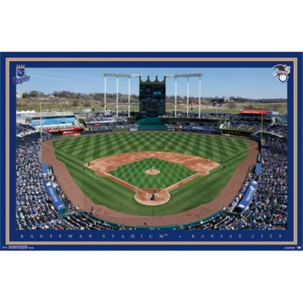 Posterazzi TIARP14048 Kansas City Royals - Kauffman Stadium 15 Poster Print - 22 x 34 Po.