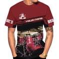 thumbnail image 6 of Personalized 3D Drummer Shirt - Custom Name 3D Drum Shirt Gift for Women & Men (Sweatshirt, S), 6 of 7
