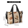 thumbnail image 2 of Rocae Cartoon Squirrel for Travel Shoulder Bag Top Handle Handbag with Yoga Mat Buckle for Gym, Work, Travel, 2 of 7