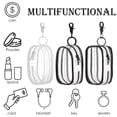 thumbnail image 4 of 1*Pack Clear Makeup Bag Mini Makeup Bag for Women Makeup Bag Key Pocket Lipstick Bag Card Holder Data Cable Organizer Zipper Home Textile Storage, 4 of 8