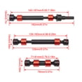 thumbnail image 1 of RC Car Steel Drive Shaft Racing Vehicle Accessory Simulator Vehicle Supplies Set Upgrade Part Transmission Crawler Front Rear Interior Accessory Red, 1 of 9