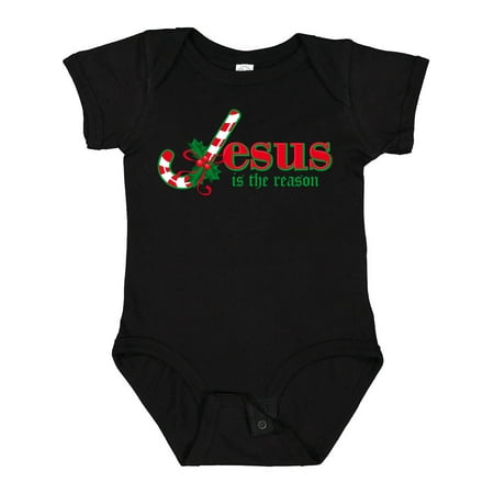 

Inktastic Candy Cane Jesus Boys or Girls Baby Bodysuit