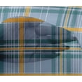 thumbnail image 4 of oneOone Viscose Chiffon Grayish Blue Fabric Madras Check Fabric For Sewing Printed Craft Fabric By The Yard 42 Inch Wide, 4 of 4
