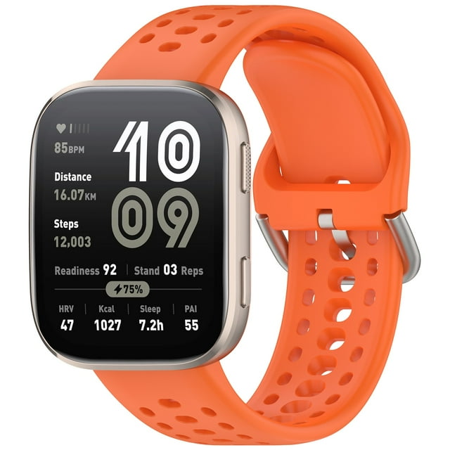 Bip 6 Replacement Band Soft Silicone Strap Compatible With Smartwatch Breathable Durable Watch Accessories