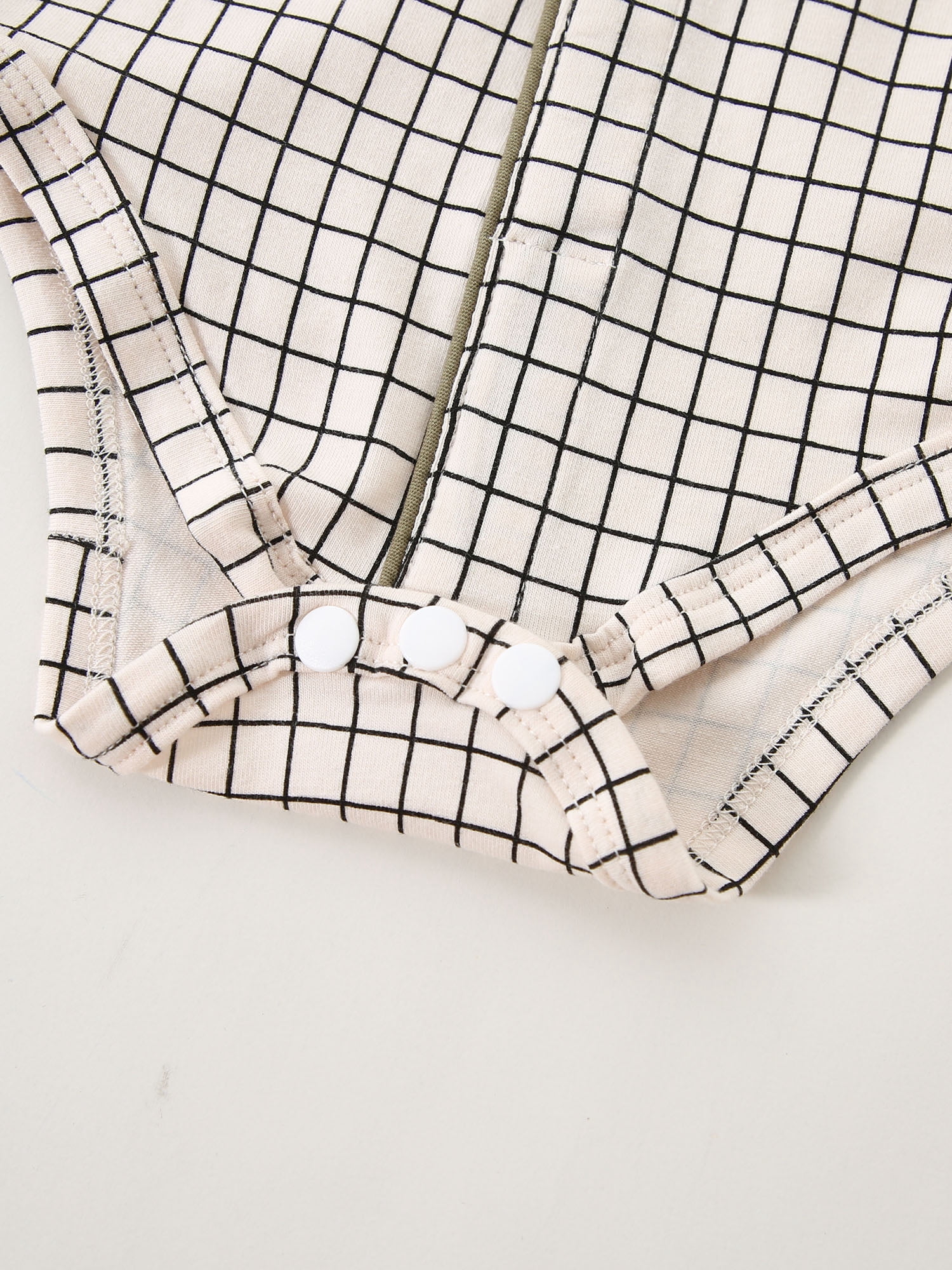 Baby Boy Clothes Suits 3-24 Months Plaid Shirt Wedding Formal Outfits Suspender Pants Bowtie Hat