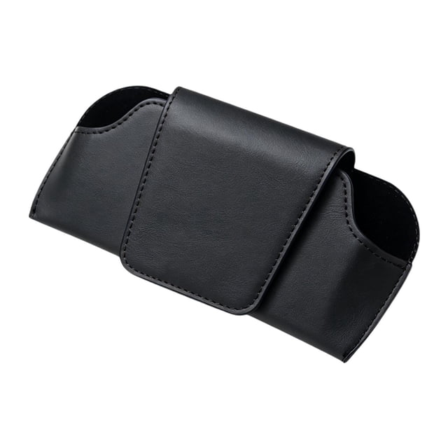 Soporte para gafas sol para coche, clip para gafas visera para vehículos, accesorios portátiles universales para coches, camiones y SUV, Negro