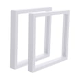 thumbnail image 1 of EeaseCA 2pcs 3D Floating Frame Display Holder Stands Clear Jewelry Display Box (White), 1 of 8