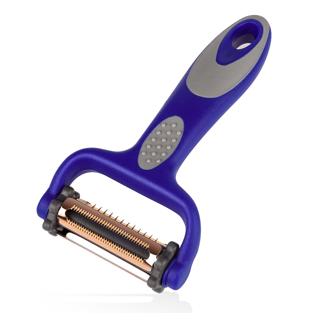 FGY Edge Swivel Peeler with Sharp Serrated Blade Multifunctional 3 in 1