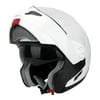 Hawk ST-1198 Transition 2 in 1 White Modular Motorcycle Helmet 2X-Large