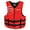 Red, variant on O'Brien Traditional Life Jacket Vest for Men, Black and Yellow, Medium