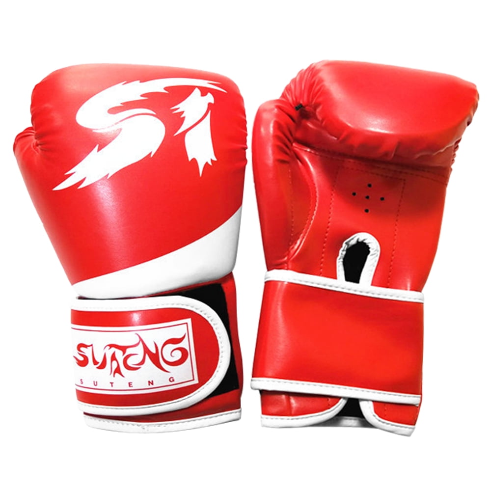 Gants de boxe pour enfants Gants d'entraînement de kick boxe pour jeunes  Muay Thai Mitaines de sac de boxe Équipement de pratique de boxe pour sac  de frappe Tapis de boxe Âge