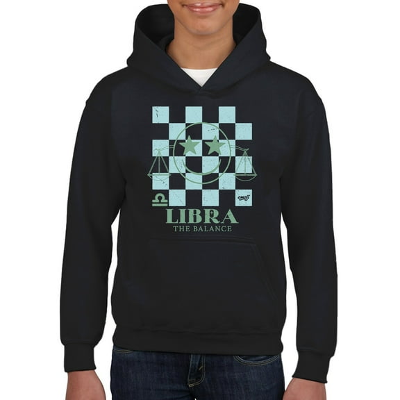 Balanced Perspective - Libra Themed Graphic Youth's Hoodie