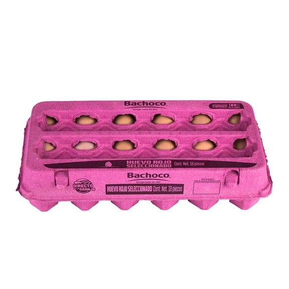 Huevo rojo Bachoco 18 pzas