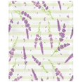thumbnail image 3 of Juego de ropa de cama ABPHQTO 3 piezas Funda de edredón morado con flores de lavanda, 3 of 4