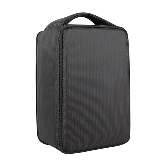 Bolsa de almacenamiento para cámaras fotográficas, organizador de accesorios, estuche a prueba de golpes Negro