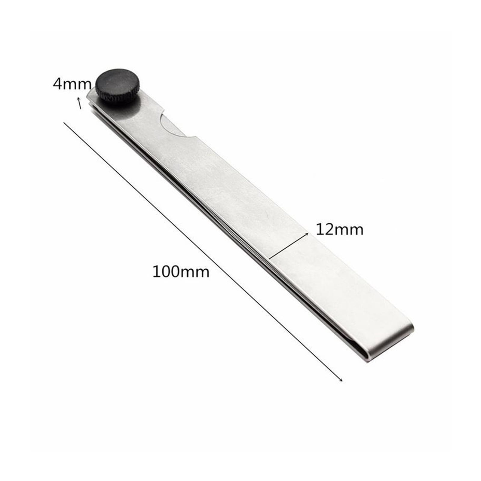 0.02To1mm Thickness 17-20Blade Metric Feeler Gauge High Precision Gages Gap Filler Feeler Gauges Woodworking Measuring Tool