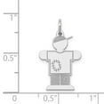 thumbnail image 2 of 14k White Gold Kid Charm, 2 of 2