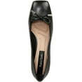 thumbnail image 4 of Franco Sarto Womens Natalia Square Toe Heel Pumps Black Leather 13M, 4 of 5