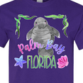 thumbnail image 4 of Inktastic Palm Bay Florida Cute Swimming Manatee T-Shirt, 4 of 5