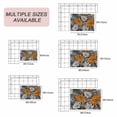 thumbnail image 6 of Orange Black Flowers Outdoor Rug 5x8 Ft, Non Slip Washable Area Rug, Abstract Botanical Floral Plant Patio Rugs Carpet Runner, Large Floor Mat for Indoor/Outdoor Deck Porch Camping, 6 of 8