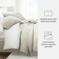 thumbnail image 2 of Noble Linens 3-Piece Natural Diamond Quilt Set, Full/Queen, 2 of 9